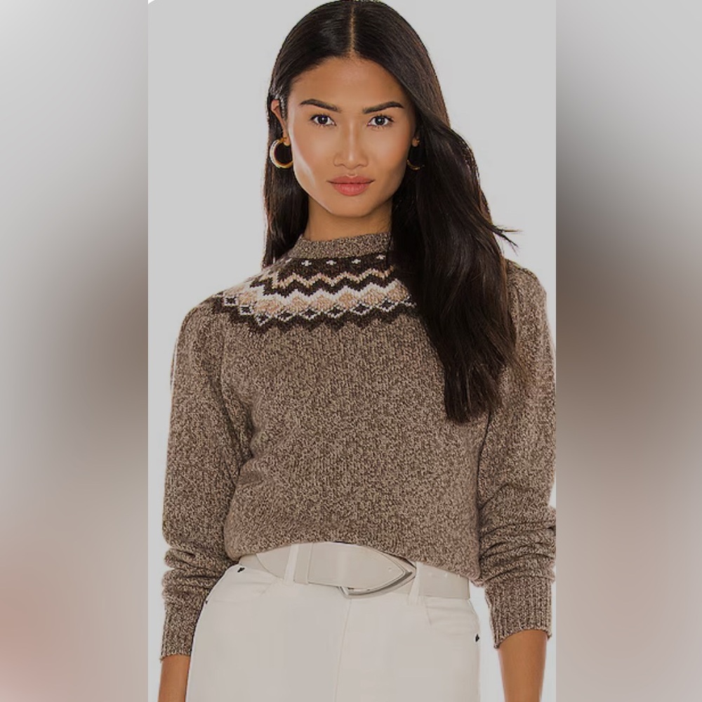 FRAME FAIRISLE CREW SWEATER